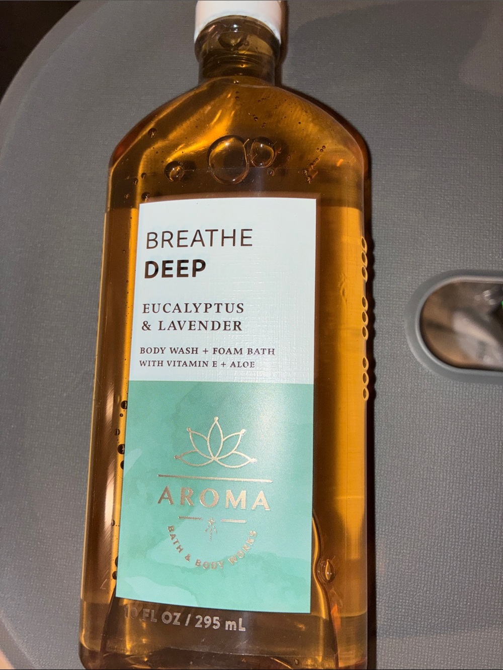 Roma Breathe Deep Eucalyptus & Lavender Body Wash - Amber and Teal Label